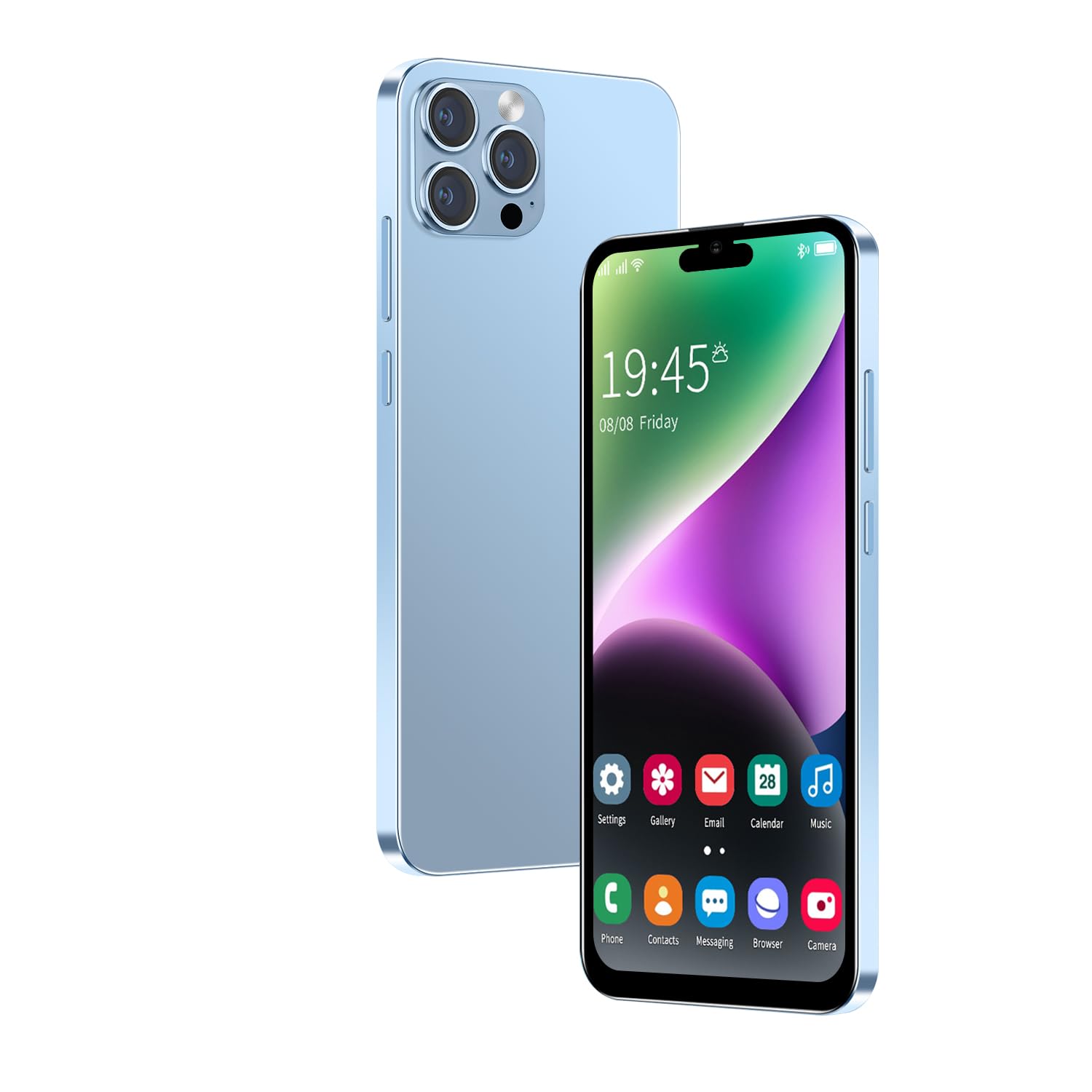 QrZrQ Cheap Mobile Phones, i15Pro Max Smartphones 6.3 Inch HD